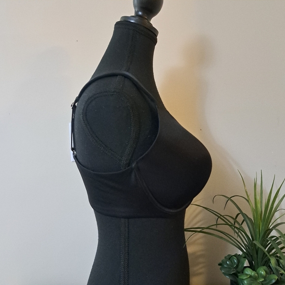 NWT Ambrielle Everyday Bra 38D Black Full Coverage Adjustable Full Figure Smooth - Picture 6 of 12